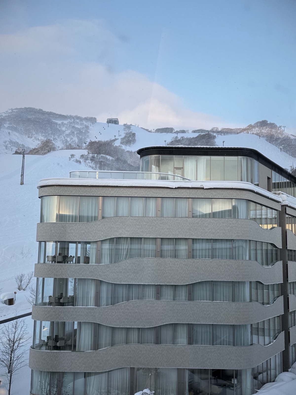 Fresh snow at Niseko, Hokkaido, Japan, photographed by Lee Hnetinka