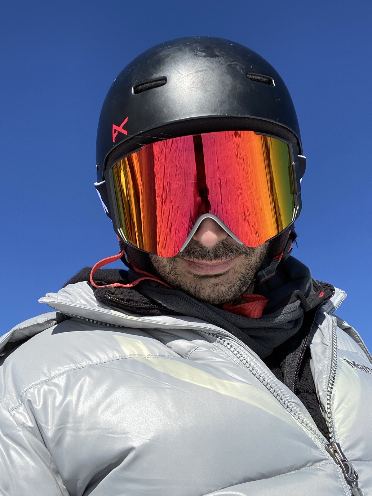 Lee Hnetinka skiing at Lake Tahoe, California